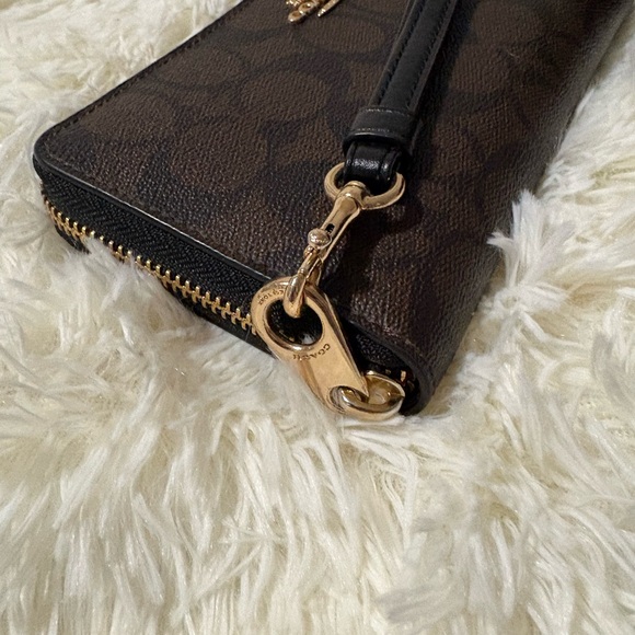 Coach Signature Brown and Black Backpack with Wallet - Picture 2 of 16